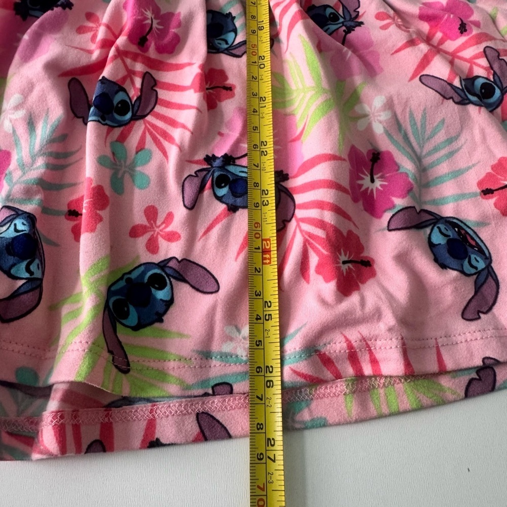 Disney Pink Stitch Floral Dress - Picture 6 of 7